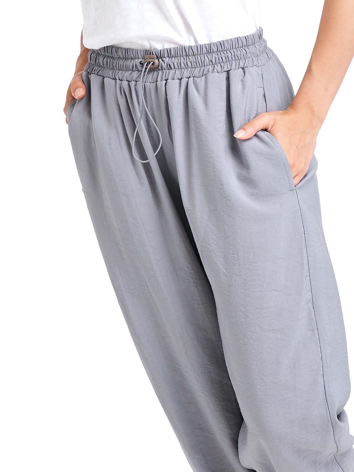 Pantalón de raso de mujer brillante 5/5