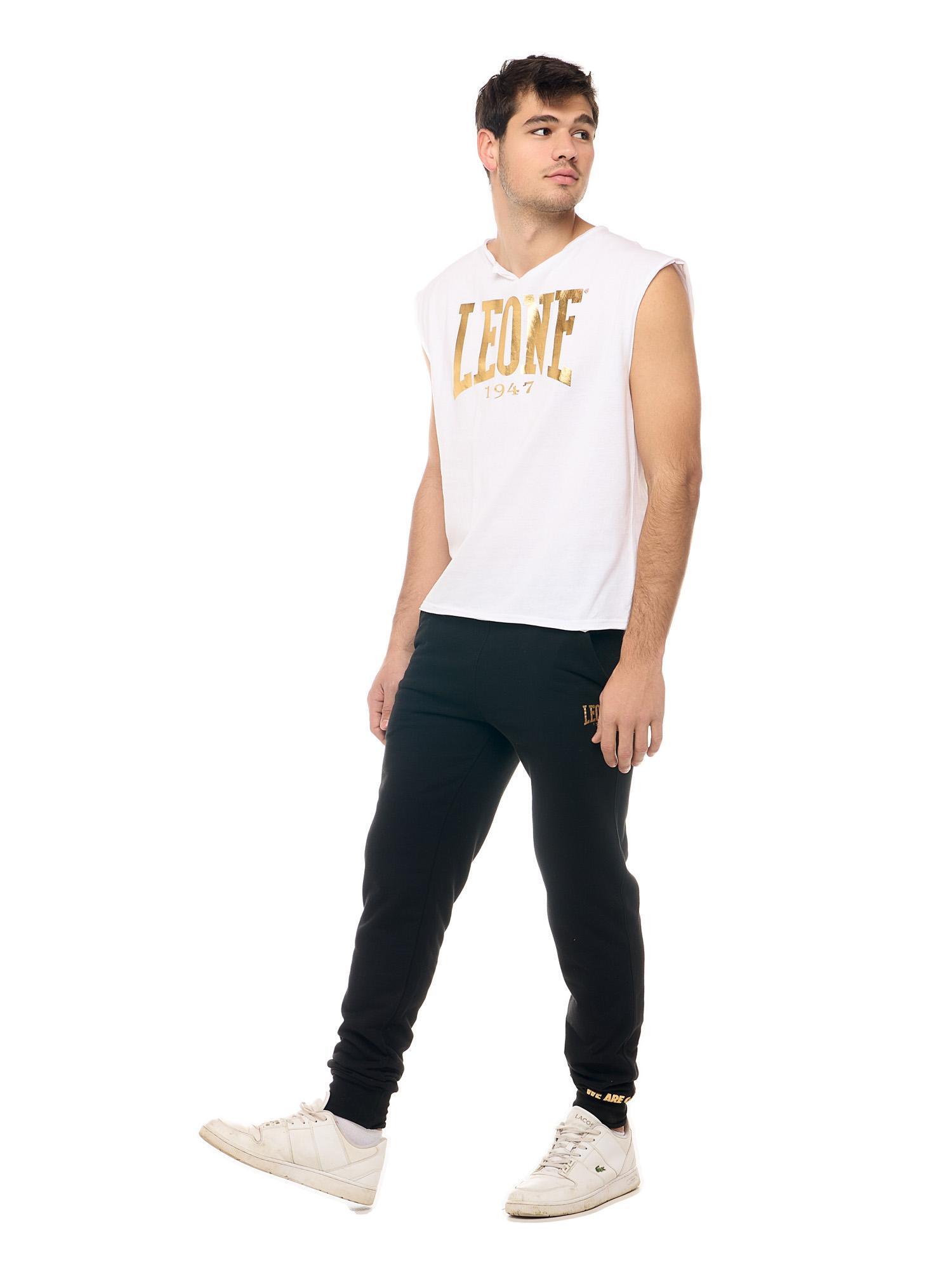 T-shirt sans manches homme coupe brute Leone New Gold 3/6
