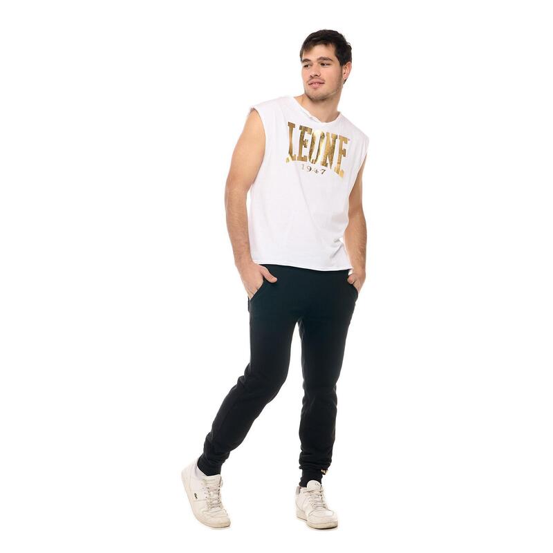Tricou fără mâneci Leone New Gold pentru bărbați, cu croială brută