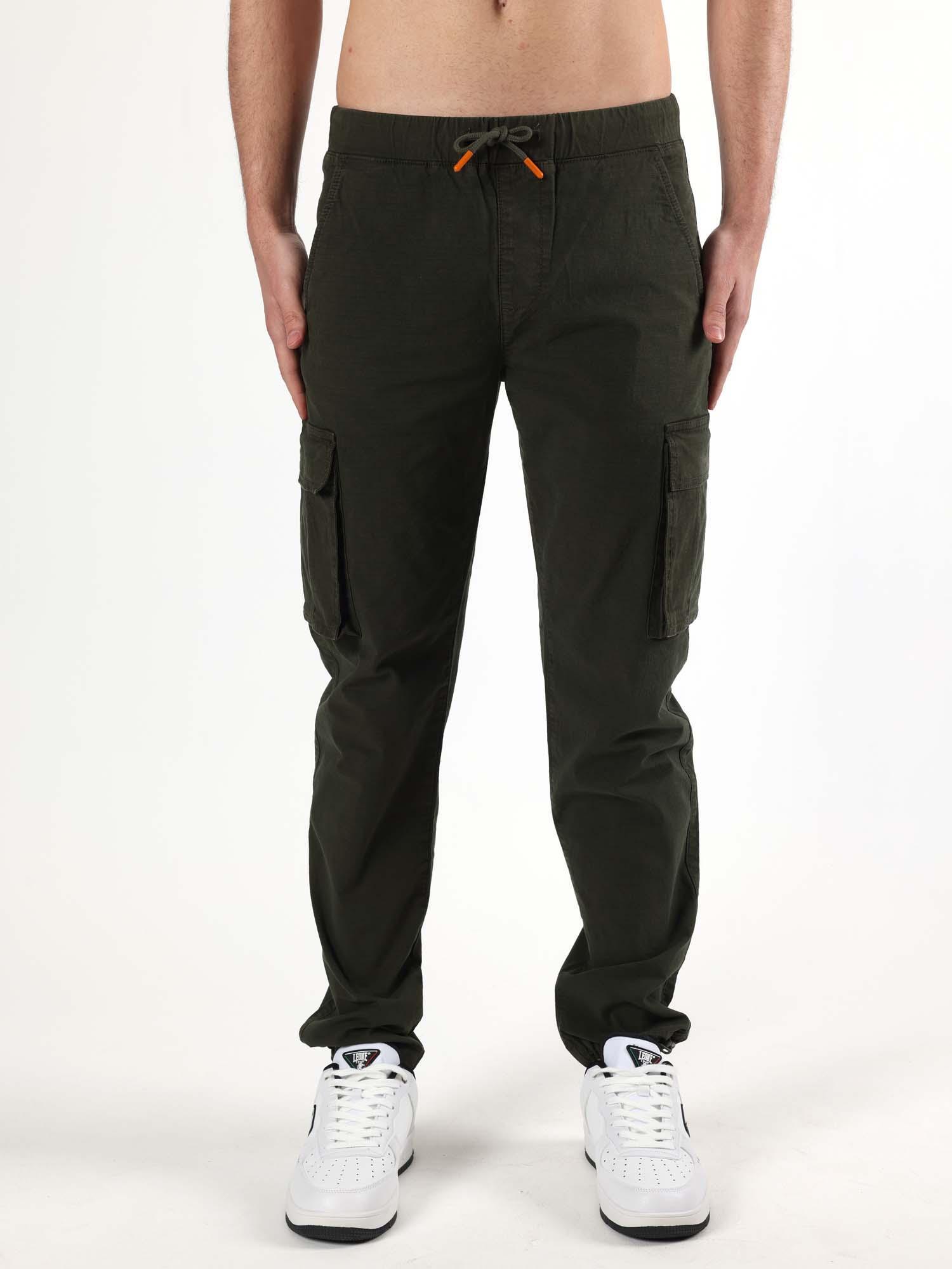 Pantaloni cargo cu buzunare pentru bărbați Leone Beach