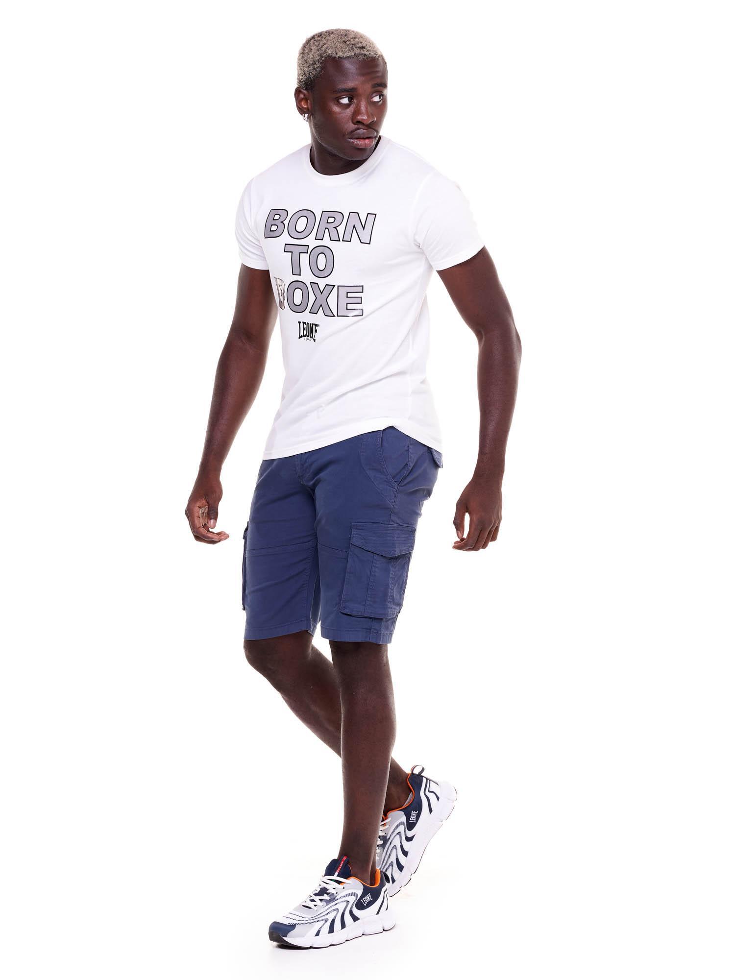 Tricou bărbătesc cu imprimeu „Born to boxe”, Sporty 3/5