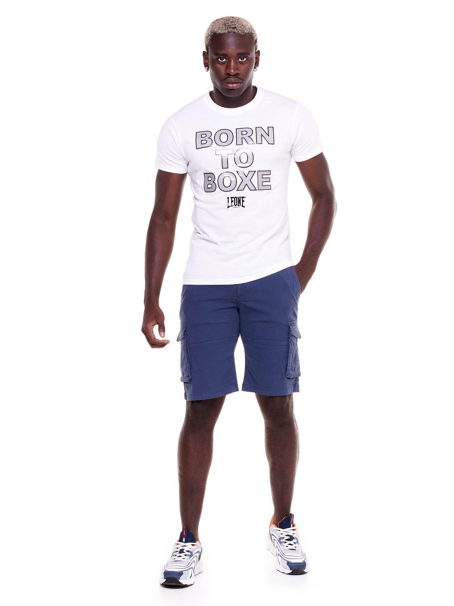 Tricou bărbătesc cu imprimeu „Born to boxe”, Sporty 2/5