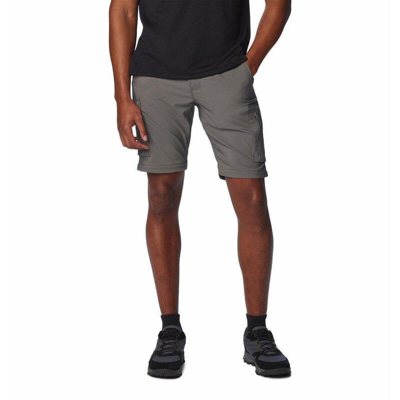 Pantalon trekking bărbați Silver Ridge Utility Convertible, gri