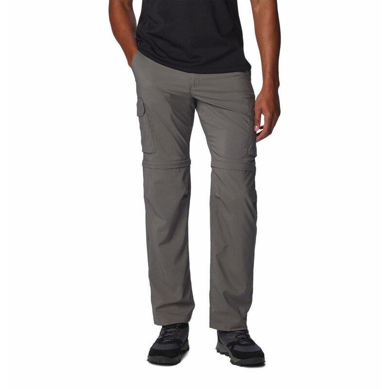 Pantalon trekking bărbați Silver Ridge Utility Convertible, gri