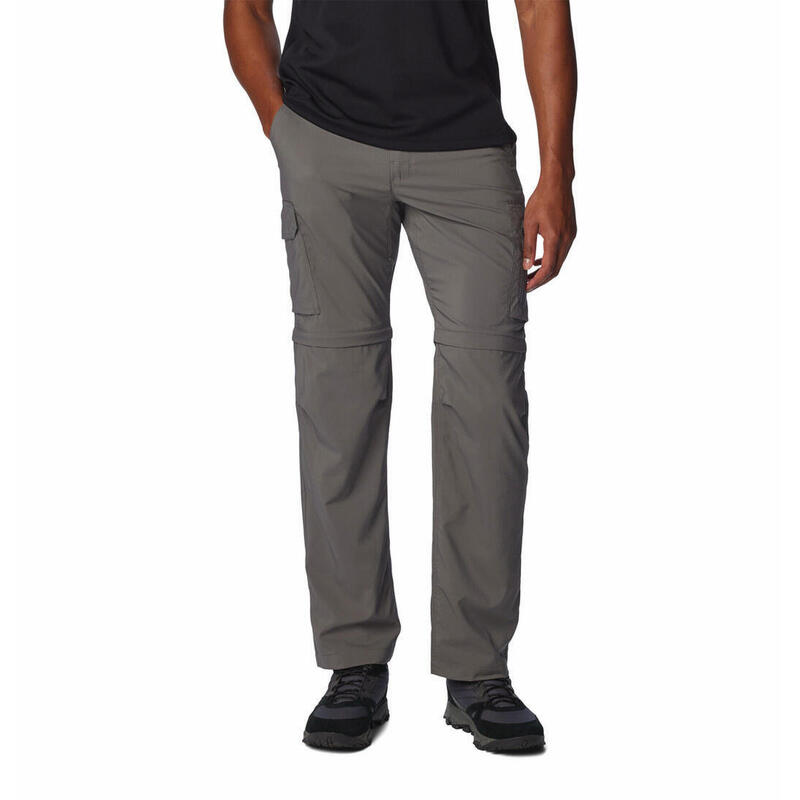 Pantaloni trekking bărbați Silver Ridge Utility Convertible, gri