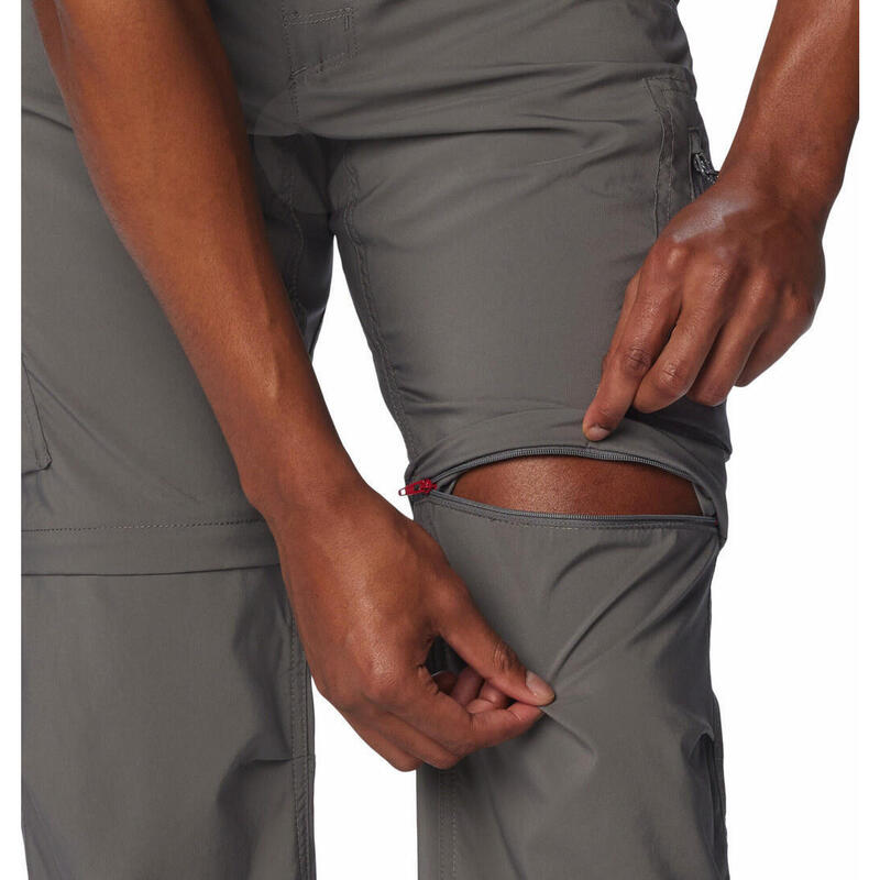 Pantalon trekking bărbați Silver Ridge Utility Convertible, gri