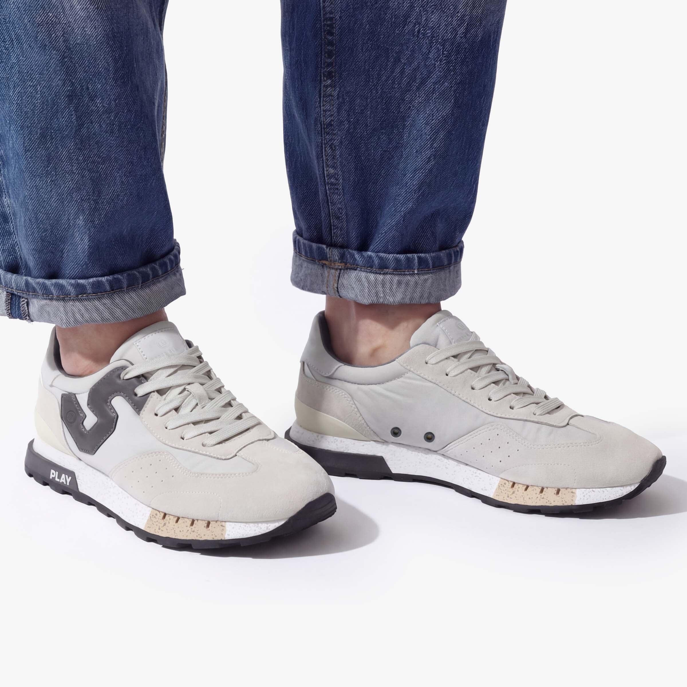Zapatillas Nances gris claro y gris oscuro 2/6