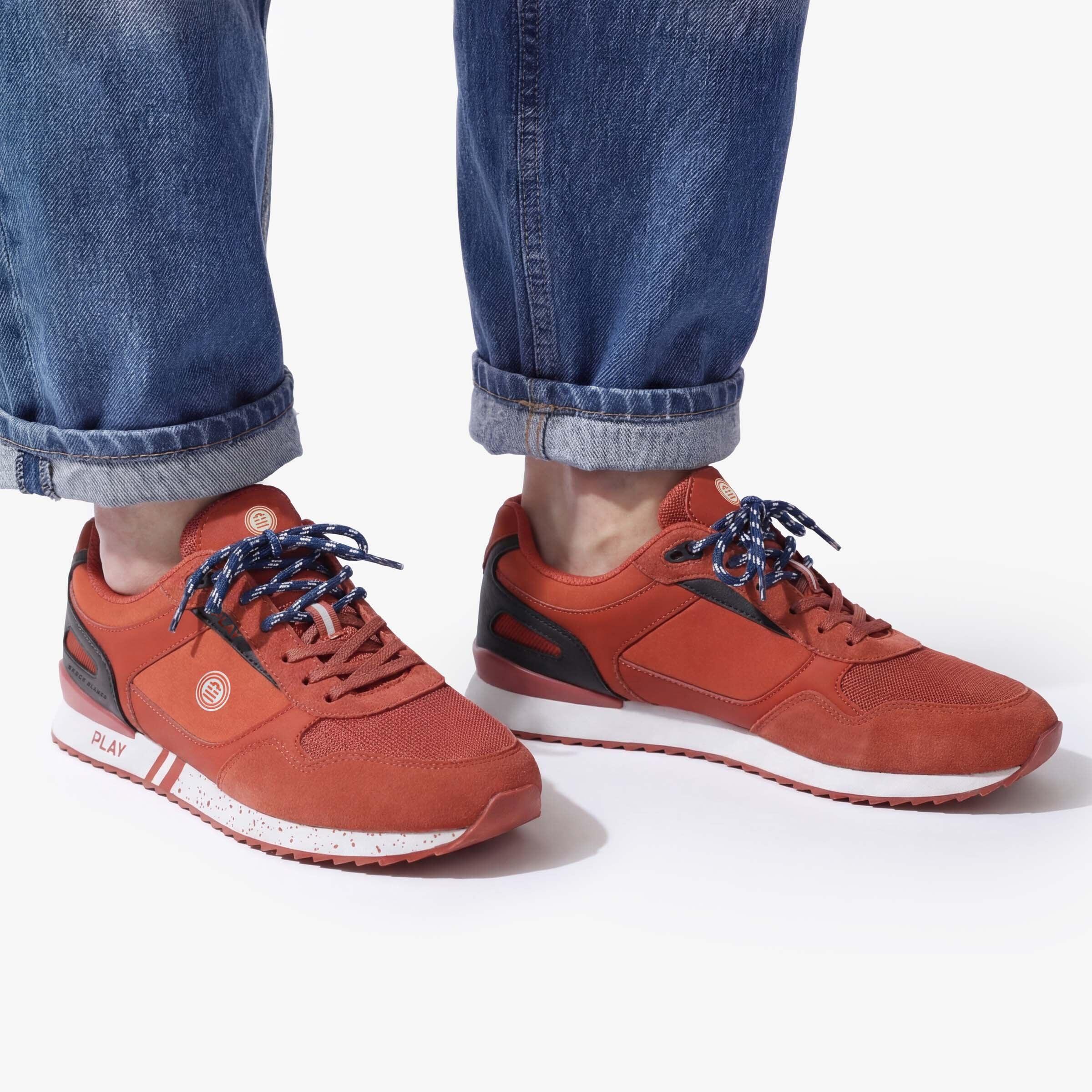 Sneakers Chamonix rosso ruggine 2/6