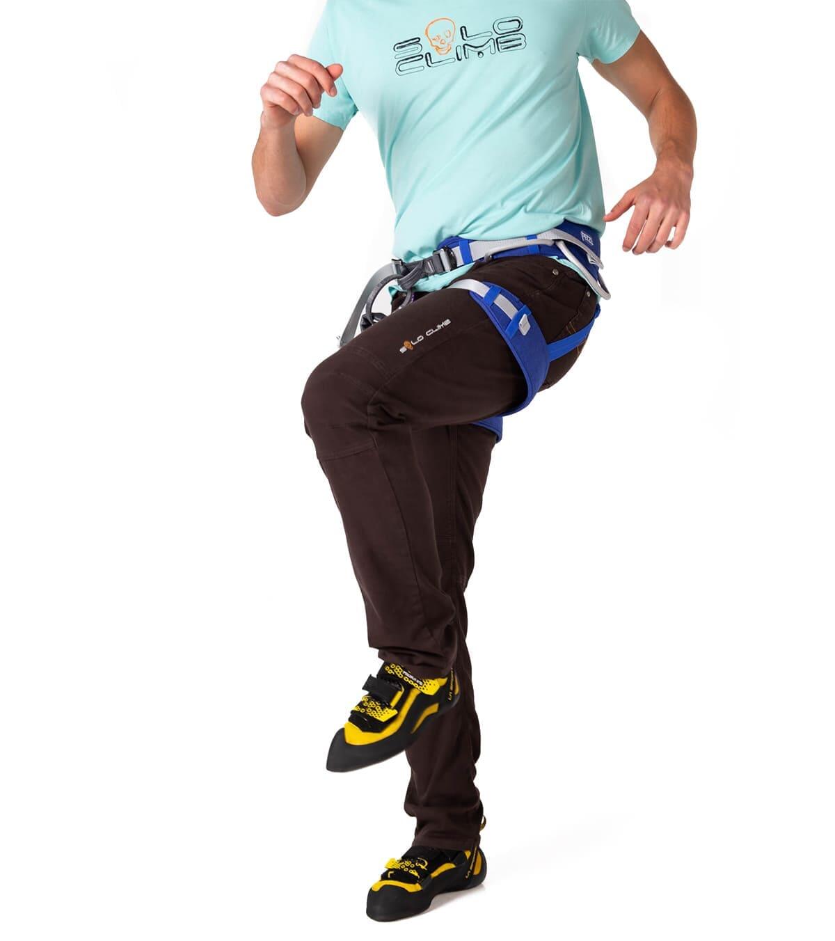 Calças Jeans De Escalada Pinto Homem Elásticas E Leves Marrom 3/6