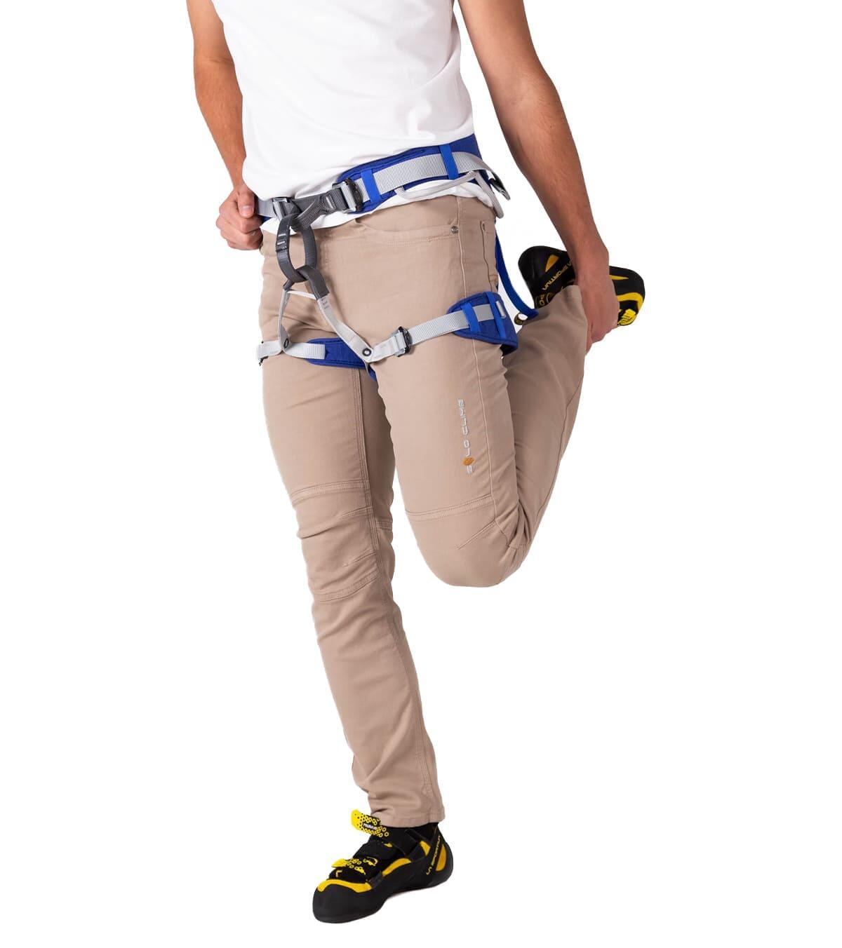 Calças Jeans De Escalada Pinto Homem Elásticas E Leves Bege 4/6