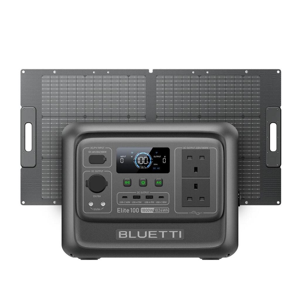 Elite 100 V2 with 200W 1024Wh Portable Power Station  for Camping, Emergencies