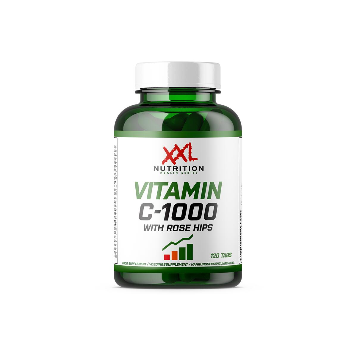 Vitamin C1000 - Met Rozenbottelextract, Voedingssupplement - 120 Tabletten 2/2