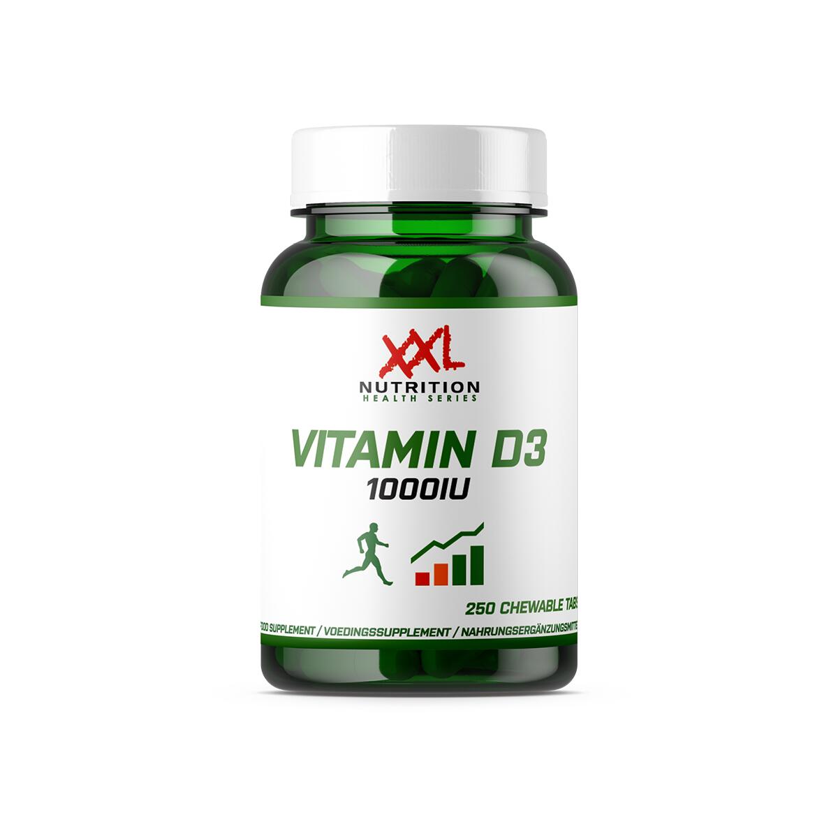 Vitamine D3 1000IU - Supplément Nutrition - Saveur Fruits - 250 Comprimés 2/2