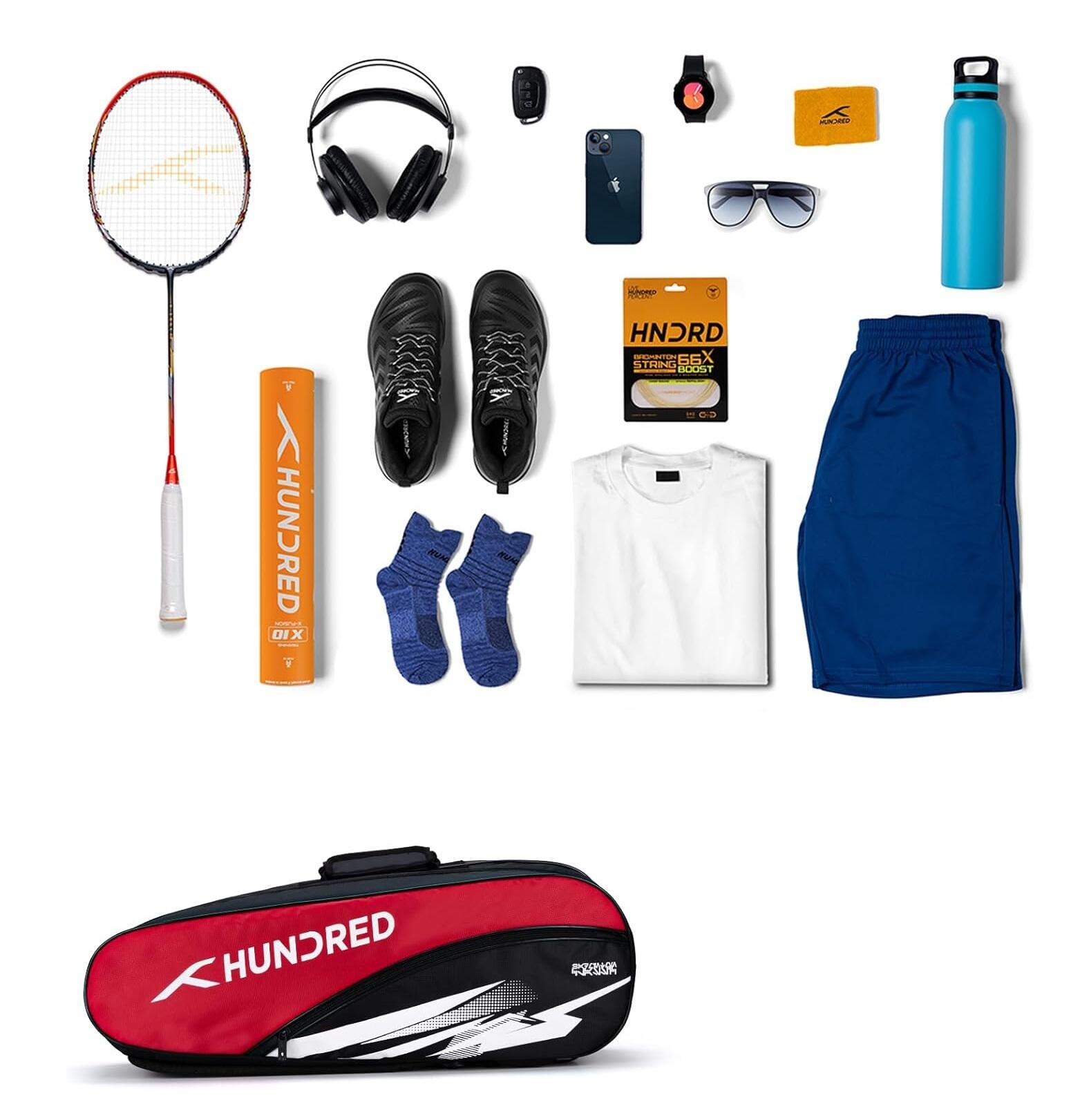 Badmintontasche - Cosmogear Groß geräumig für Schläger und Schuhe 6/7