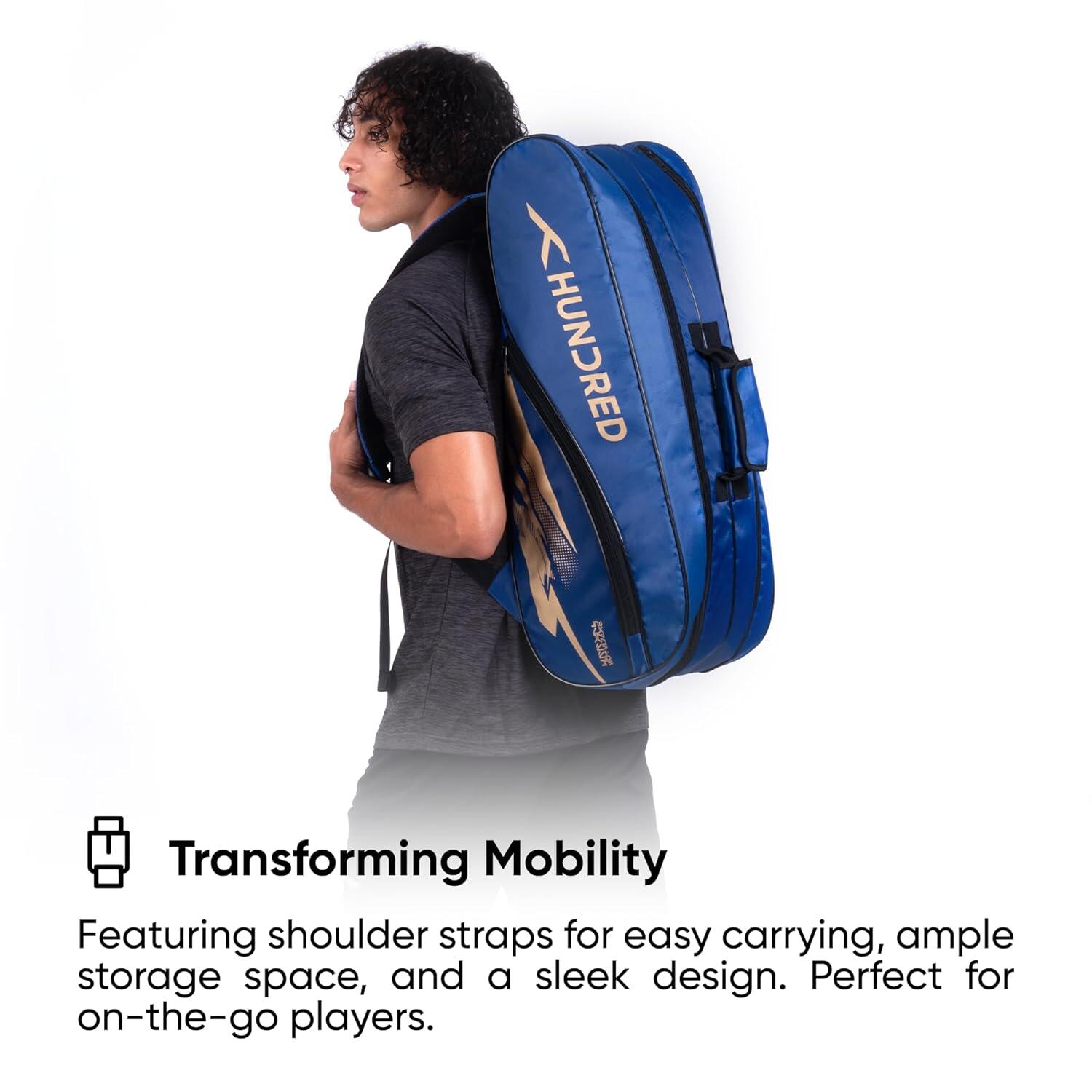 Badmintontasche - Cosmogear Groß geräumig für Schläger und Schuhe 7/7