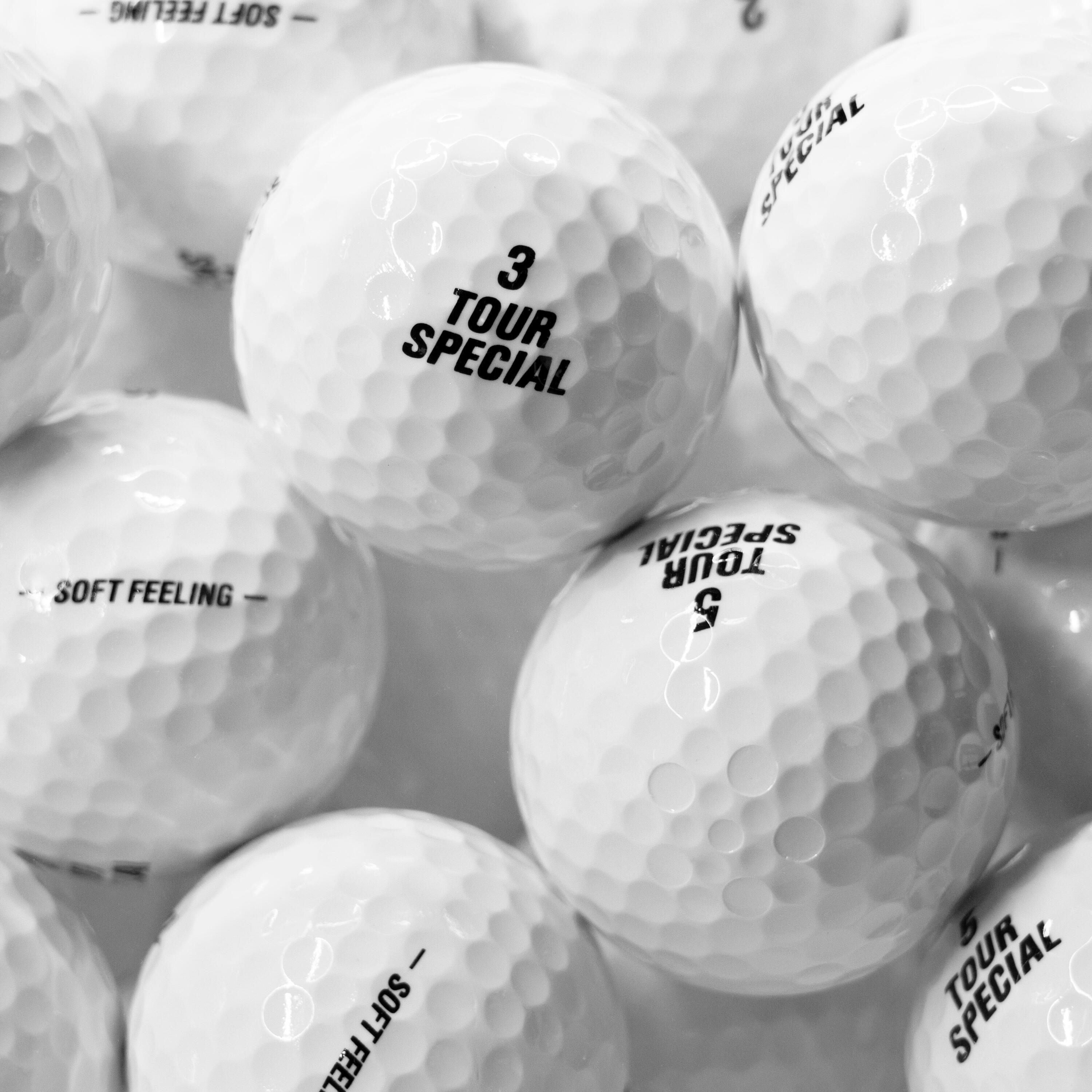 Balles de golf reconditionées Tour special x50 excellent etat 1/2