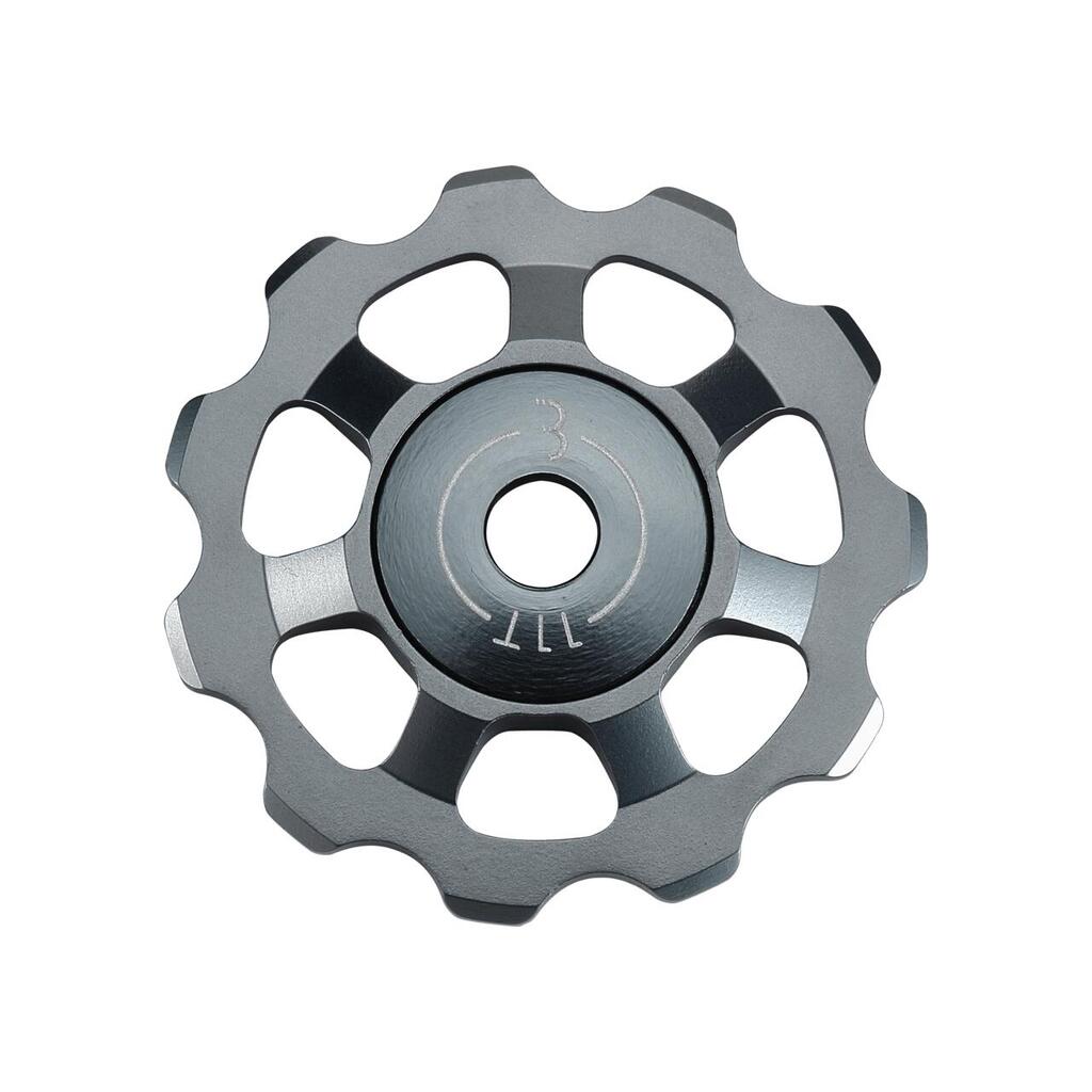 Pair of BBB ALUBOYS Rollers Steel Bearings 9-10-11 Gray Speeds