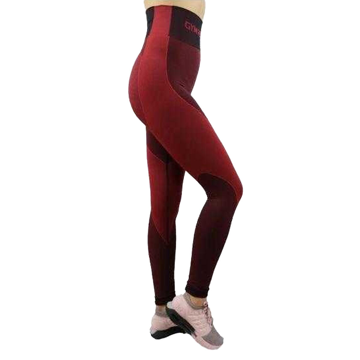 Pantacollant Donna Gym Hero Rusty Nero Rosso 3/3