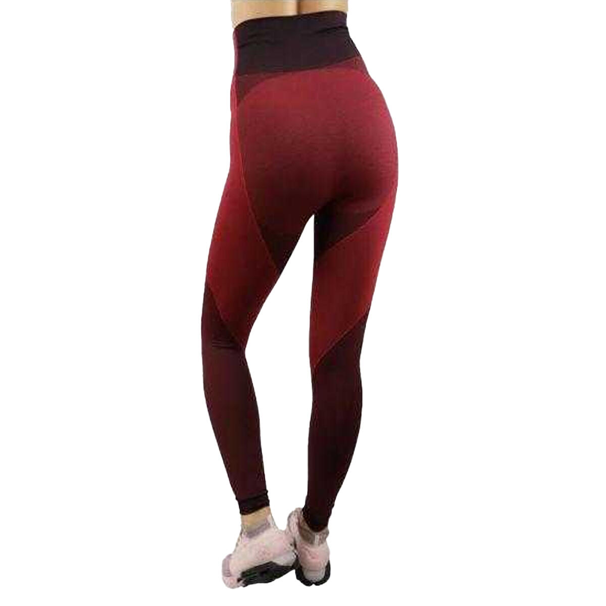 Pantacollant Donna Gym Hero Rusty Nero Rosso 2/3