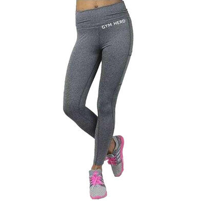 Dames rusty legging (zwart, rood)