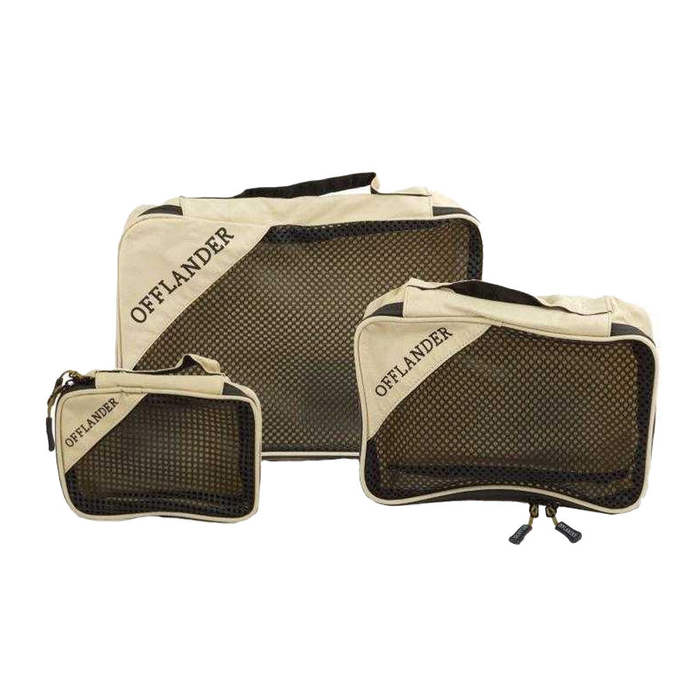 Ensemble De Cubes De Rangement Pour Bagages (Marron / Beige) Taille unique 2/3