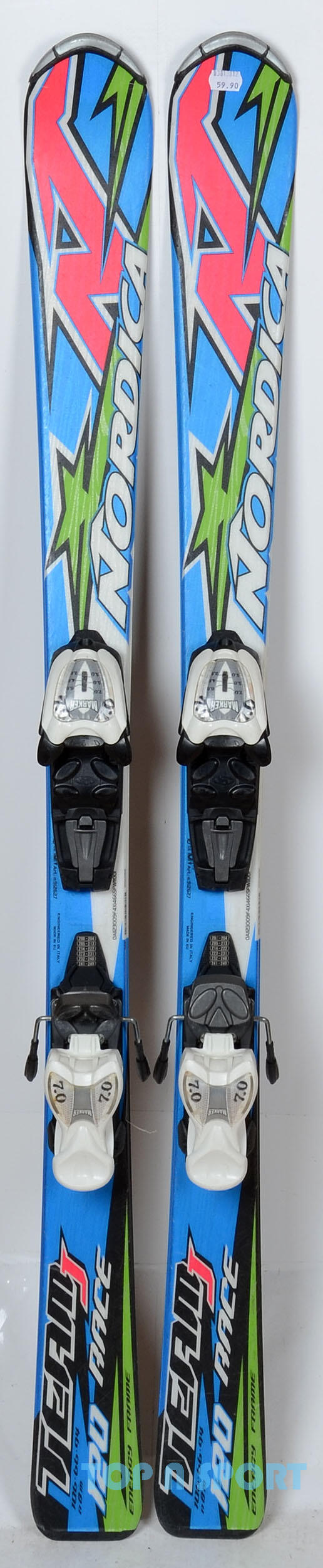 RECONDITIONNE - Skis junior Nordica TEAM J RACE - BON 2/5