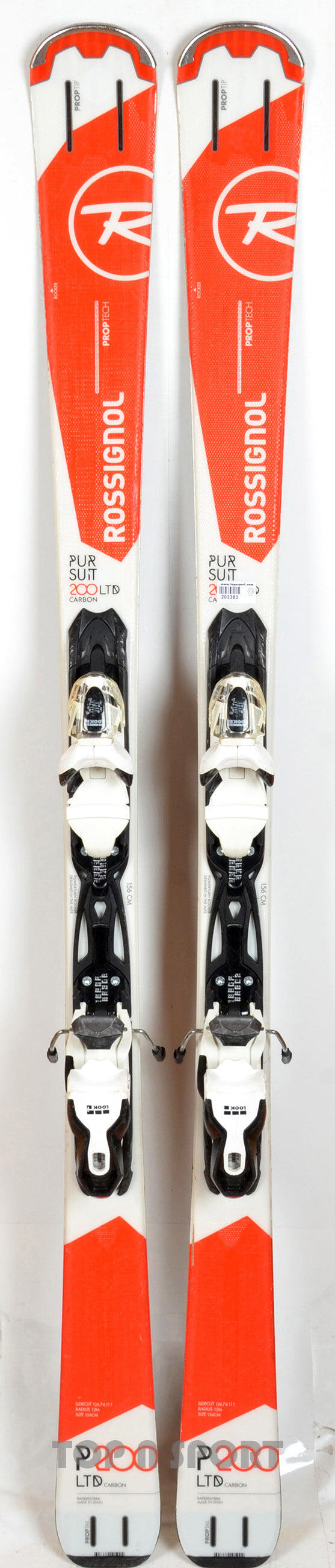 RECONDITIONNE - Skis Rossignol PURSUIT 200 CA red - BON 2/5