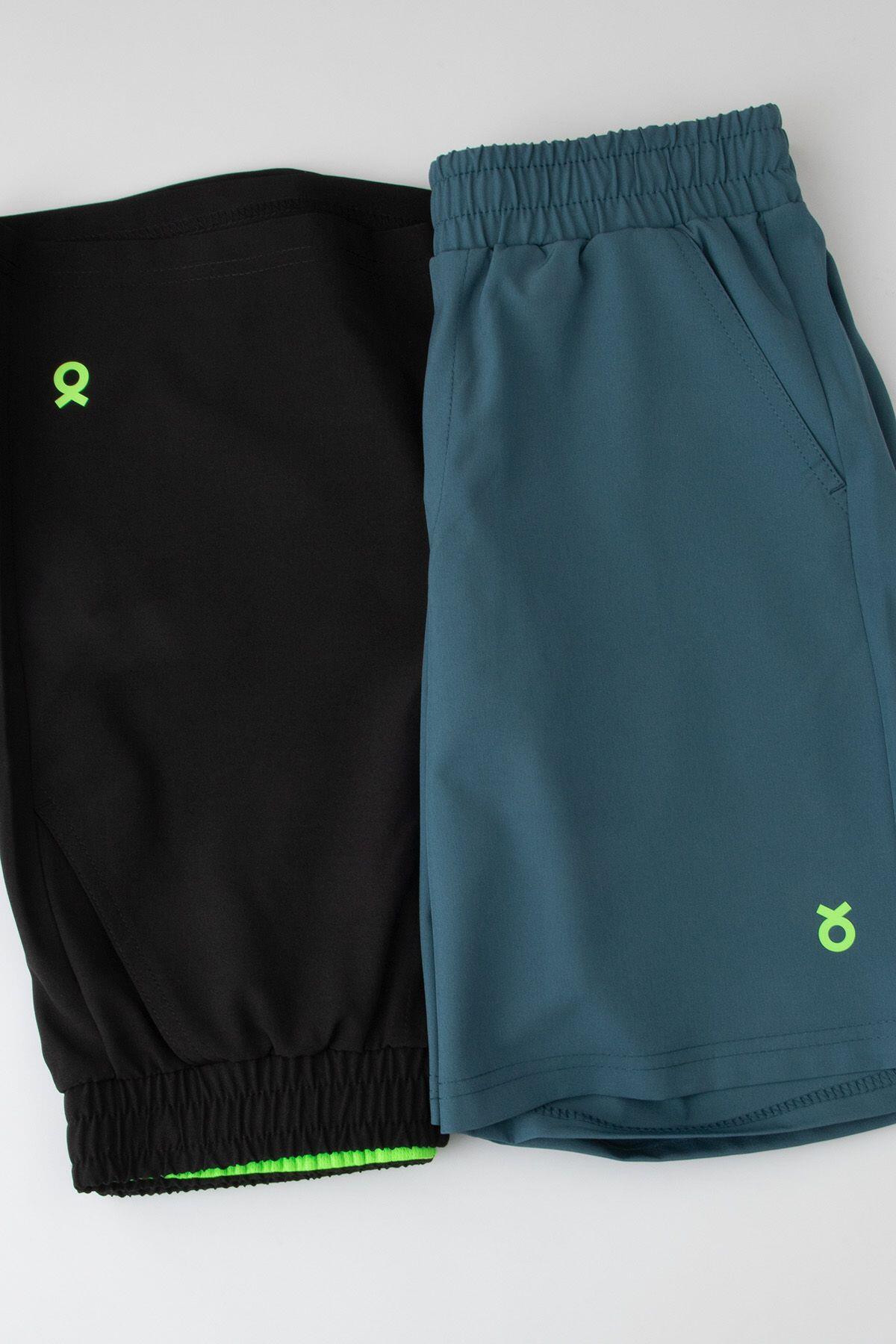 Shorts de sport enfant WL6 noir 5/6