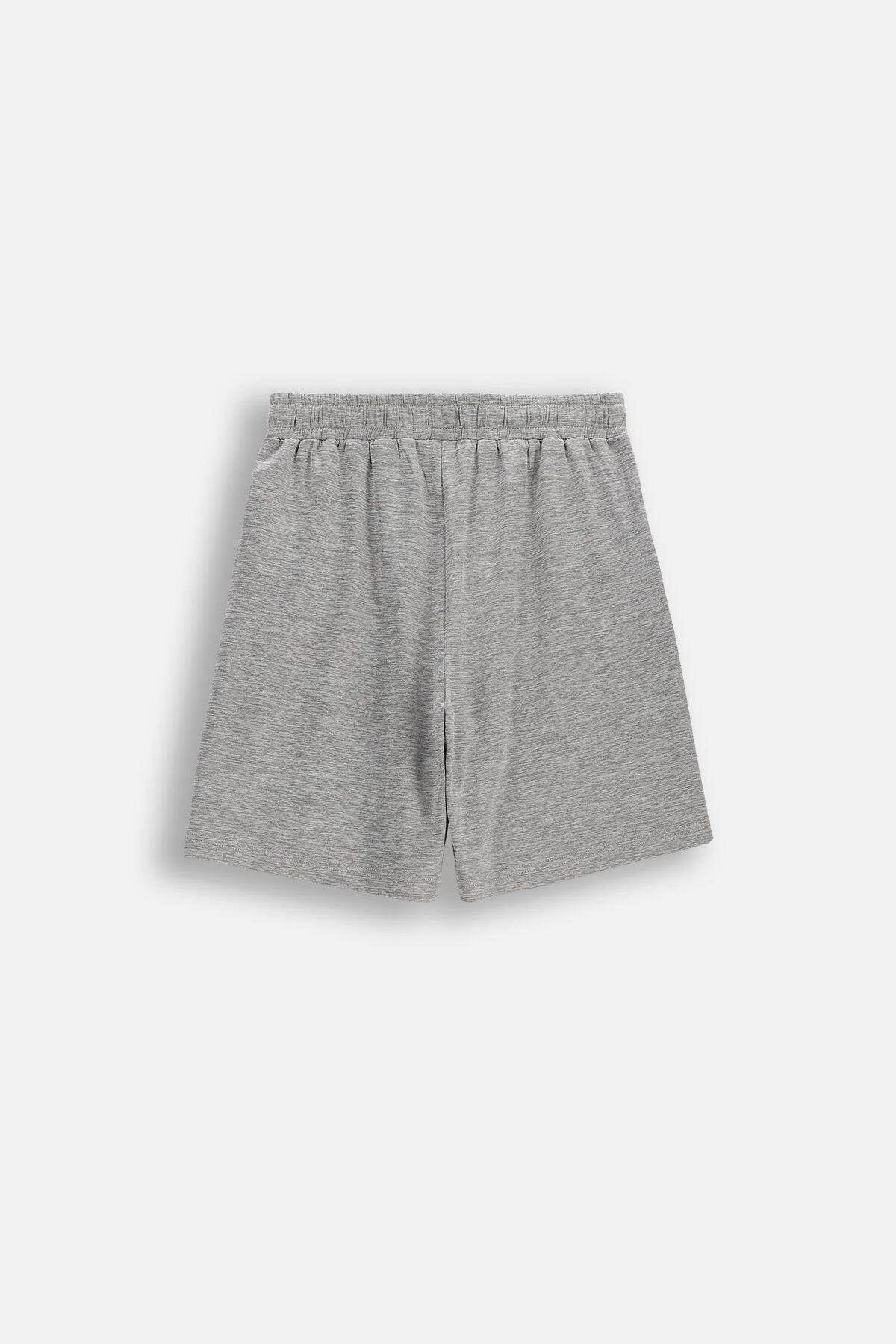 Spodenki sportowe chłopięce Lemon Explore WL6 szare do kolan