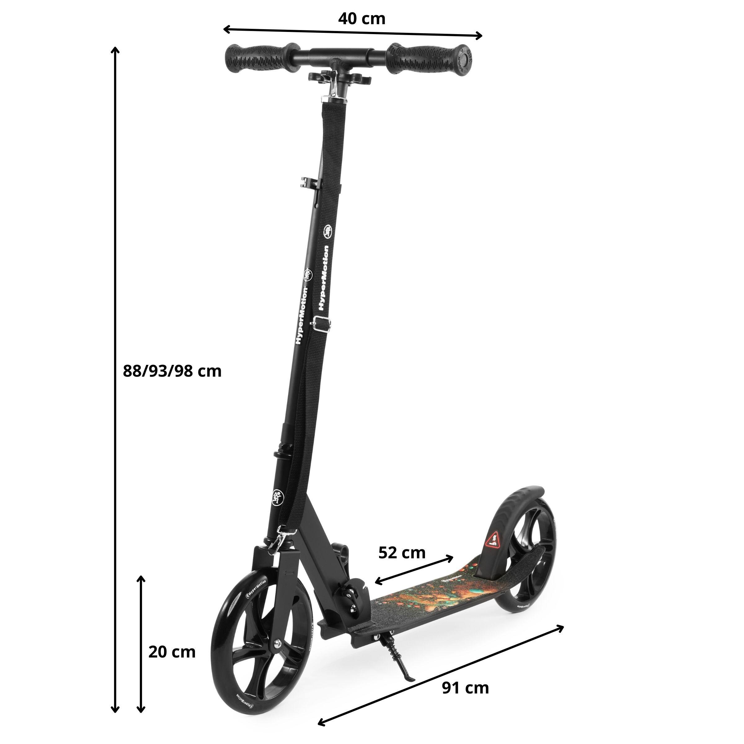 Trottinette Urbaine Vibe Noir Roues 200mm ABEC-7 Guidon Réglable Max 100kg 5/5