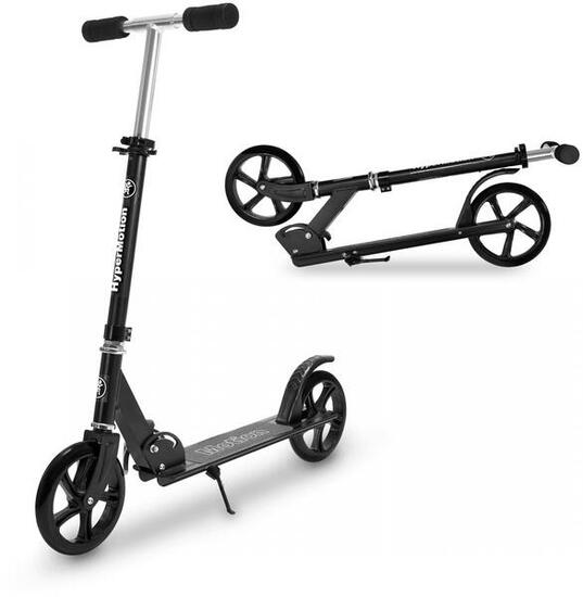 Trottinette Urbaine Rockster Noir Roues 200mm ABEC-7 Pliable Max 100kg EN71