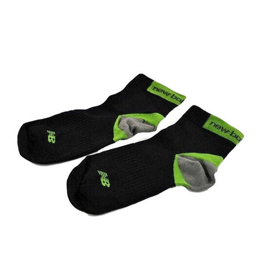 Calzini Corsa Adulto Unisex New Balance Nero Verde