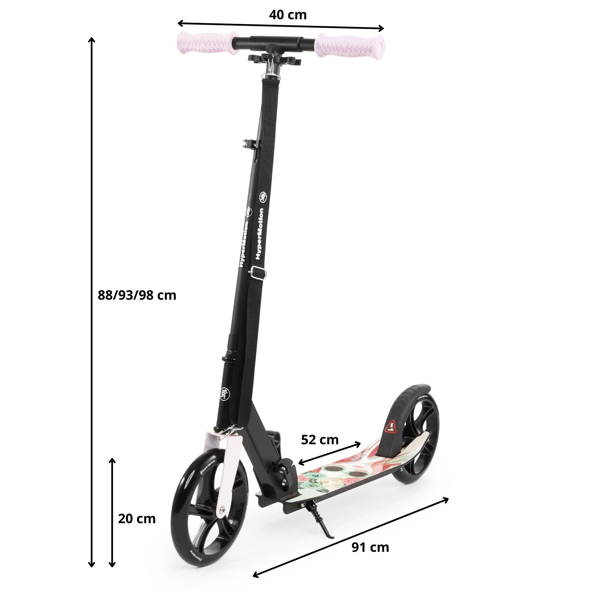 Trottinette Urbaine Vibe Rose Roues 200mm ABEC-7 Guidon Réglable Max 100kg 4/5