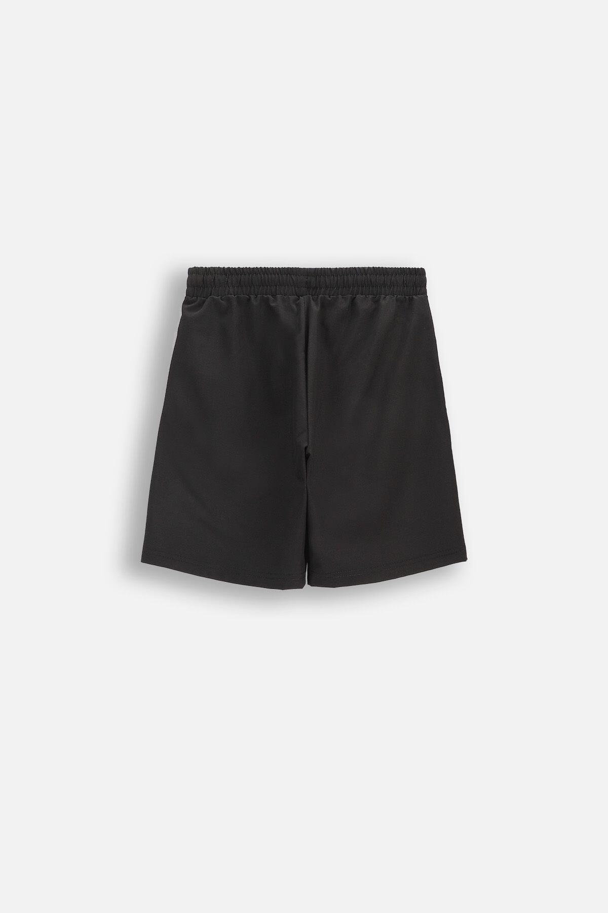 Shorts de sport enfant WL6 noir 2/6