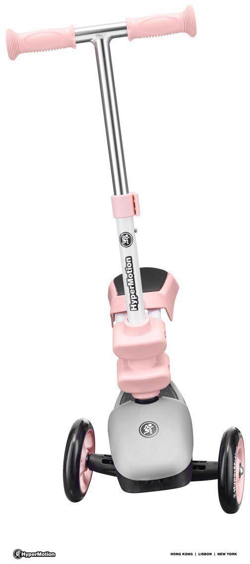 Trottinette 3-en-1 Évolutive Bleu Siège Amovible Guidon Réglable Max 20kg EN71 3/4