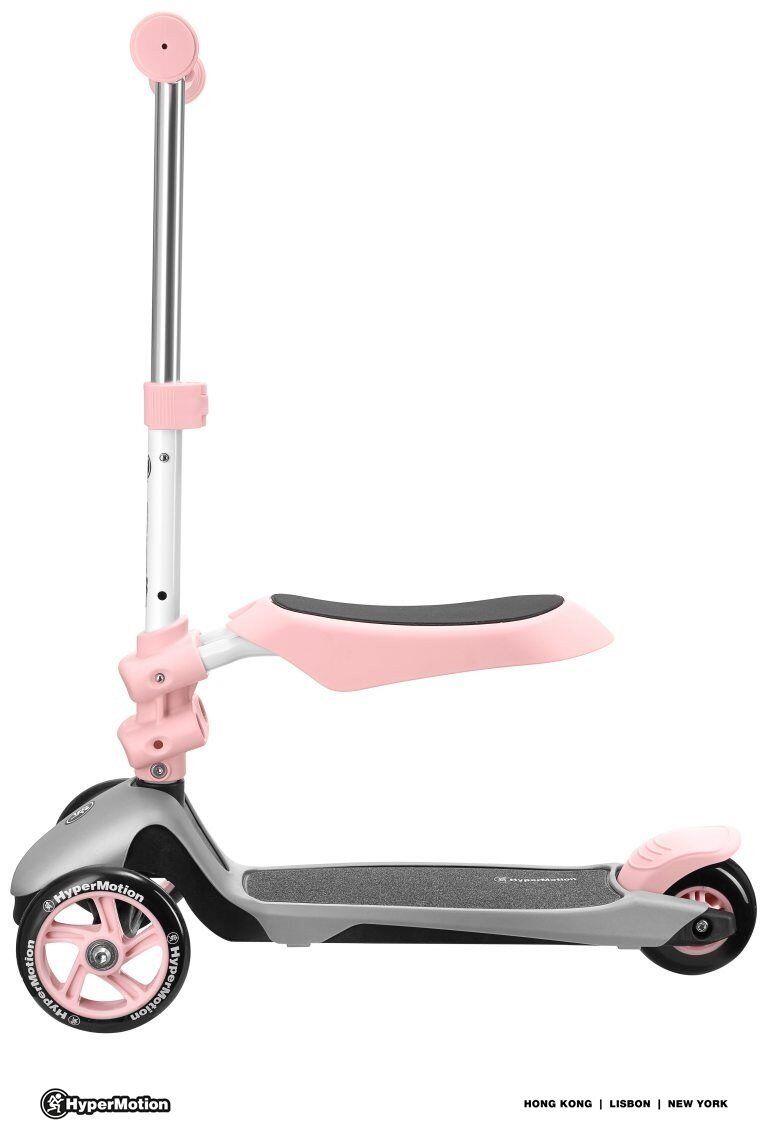 Trottinette 3-en-1 Évolutive Bleu Siège Amovible Guidon Réglable Max 20kg EN71 2/4