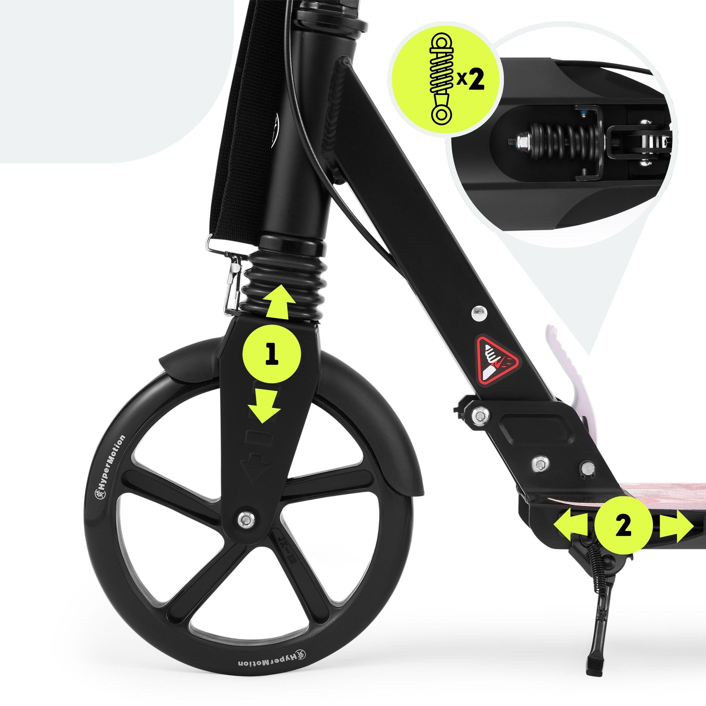 Monopattino Skyline Rosa Freno a Disco Doppia Sospensione Max 100kg EN71 3/7