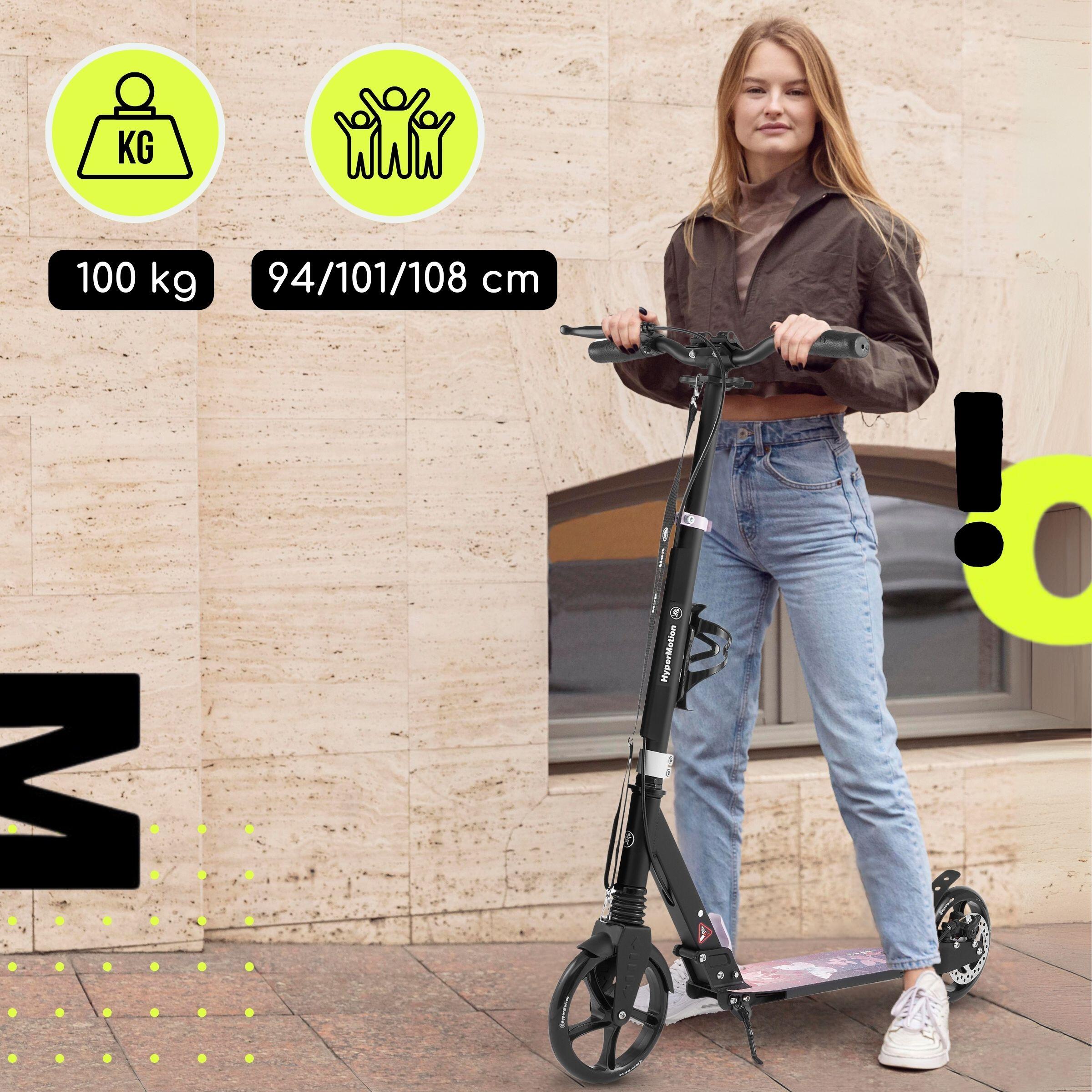 Monopattino Skyline Rosa Freno a Disco Doppia Sospensione Max 100kg EN71 2/7