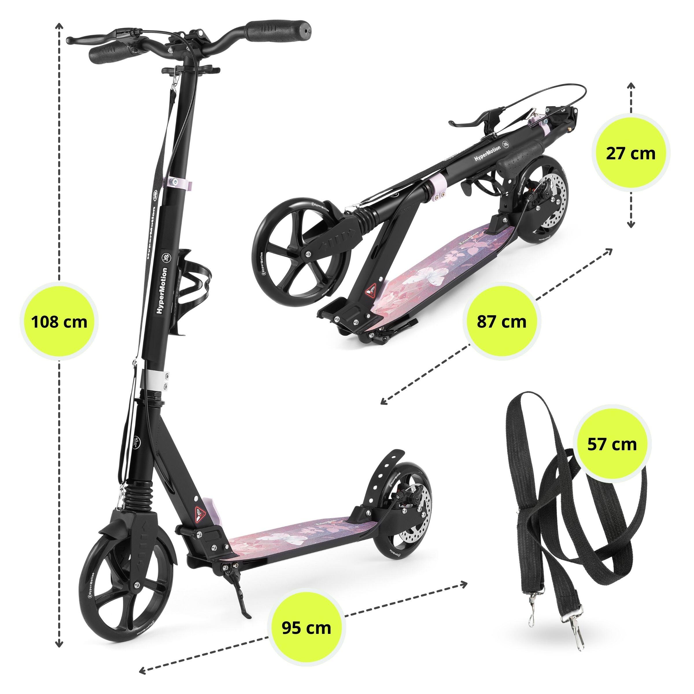Monopattino Skyline Rosa Freno a Disco Doppia Sospensione Max 100kg EN71 5/7