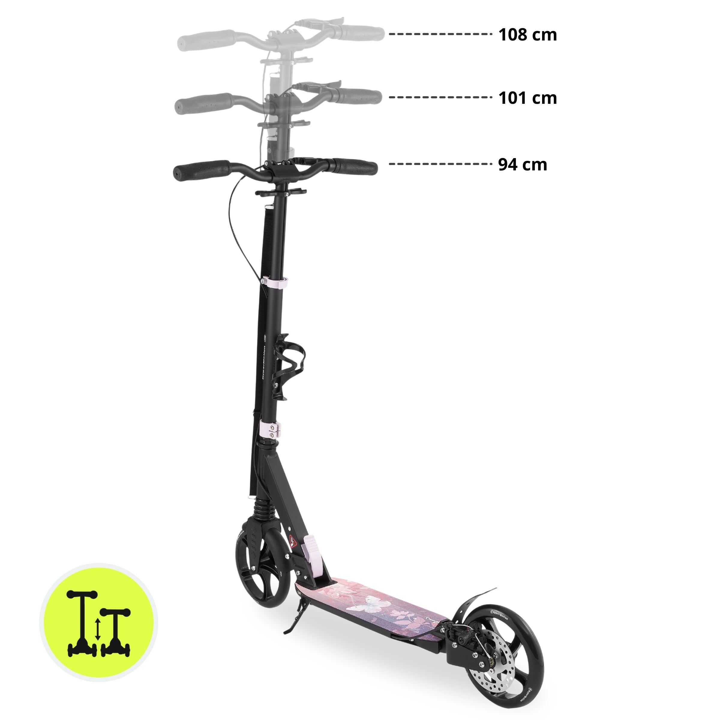 Monopattino Skyline Rosa Freno a Disco Doppia Sospensione Max 100kg EN71 4/7