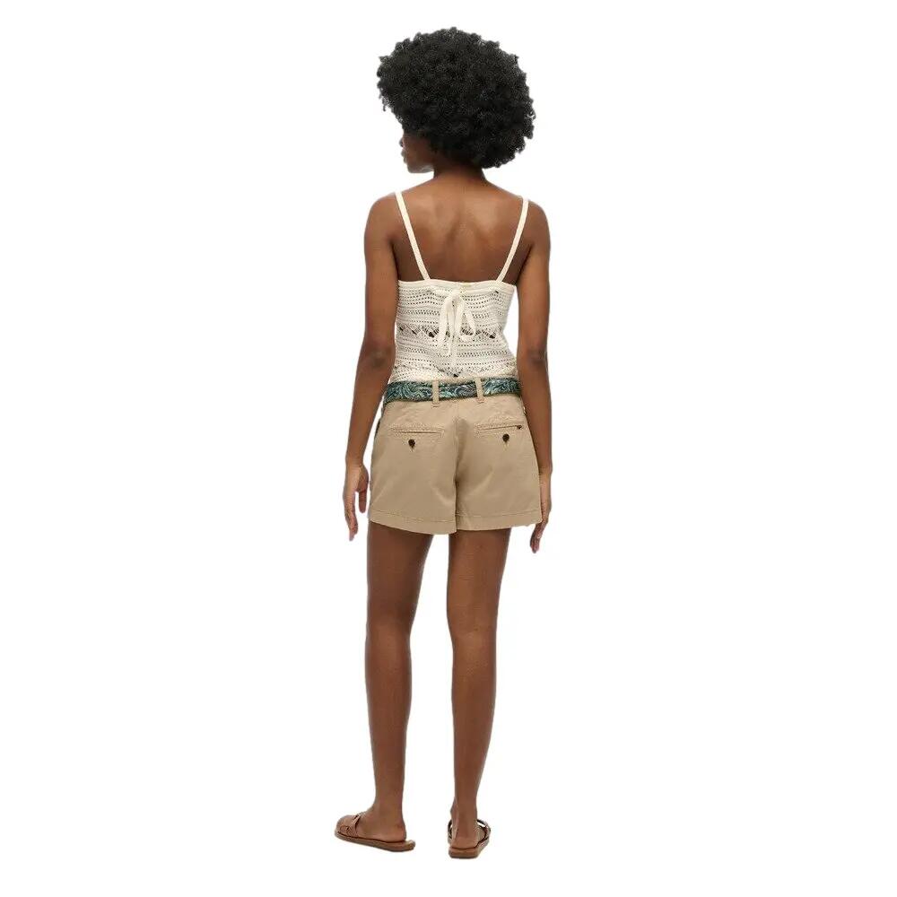 Pantaloni chino classici corti donna Superdry 3/5
