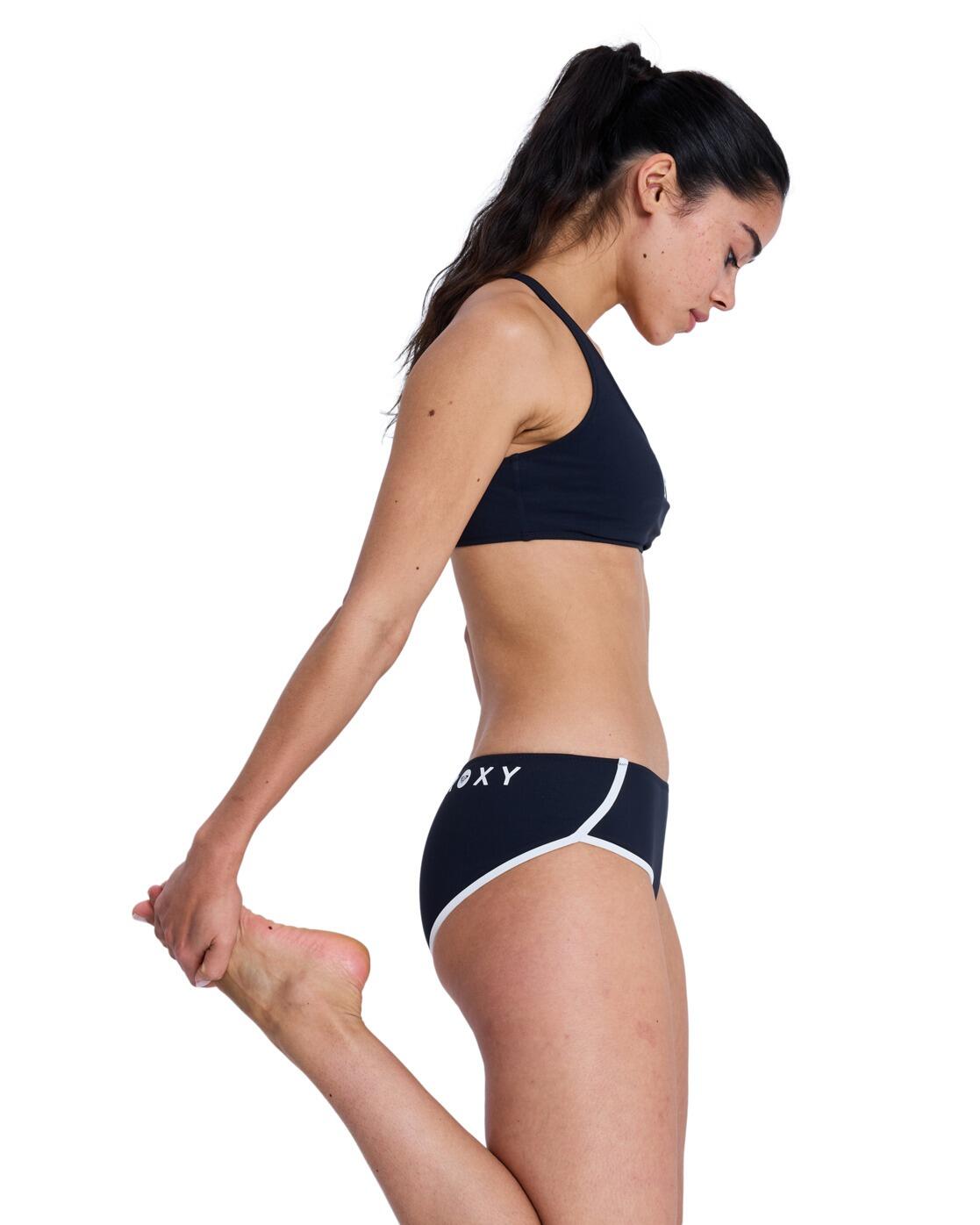 Braguita de bikini tipo Short ROXY ACTIVE HIPSTER SHORTY Negro Mujer 3/4