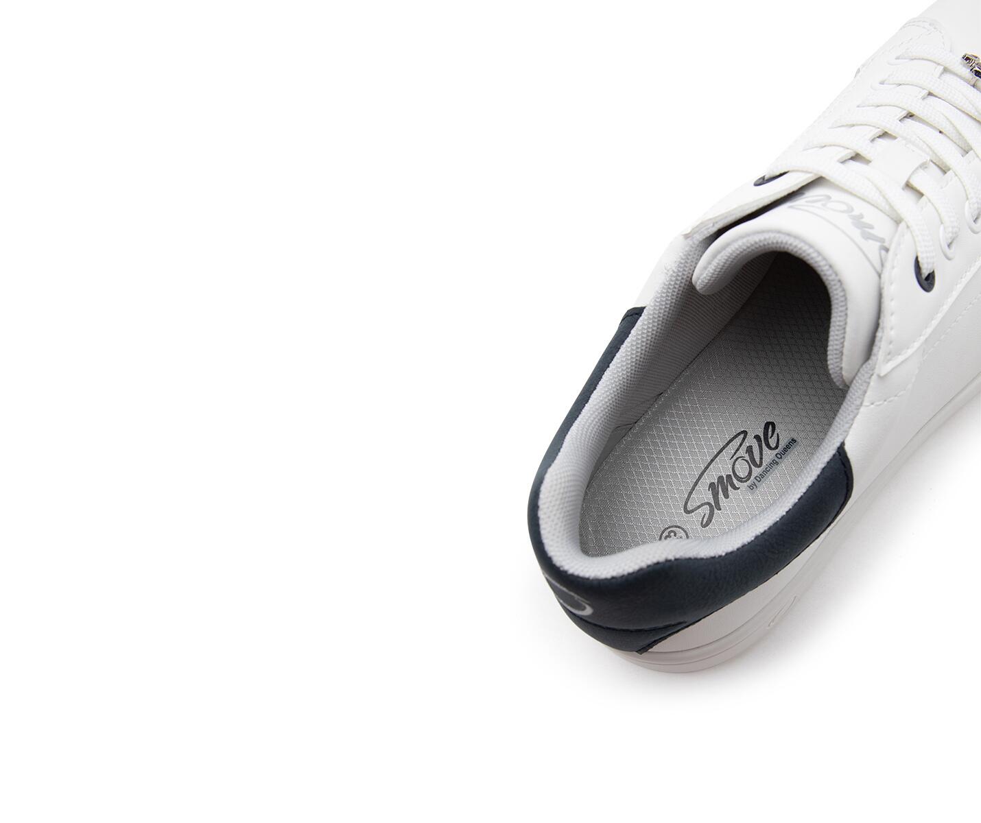 SMOVE Accent Dance Sneaker in Weiss Navyblau für Männer 4/7