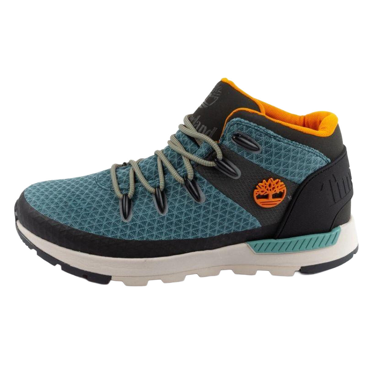 Heren Trainers met Patroon (Blauw) 3/4