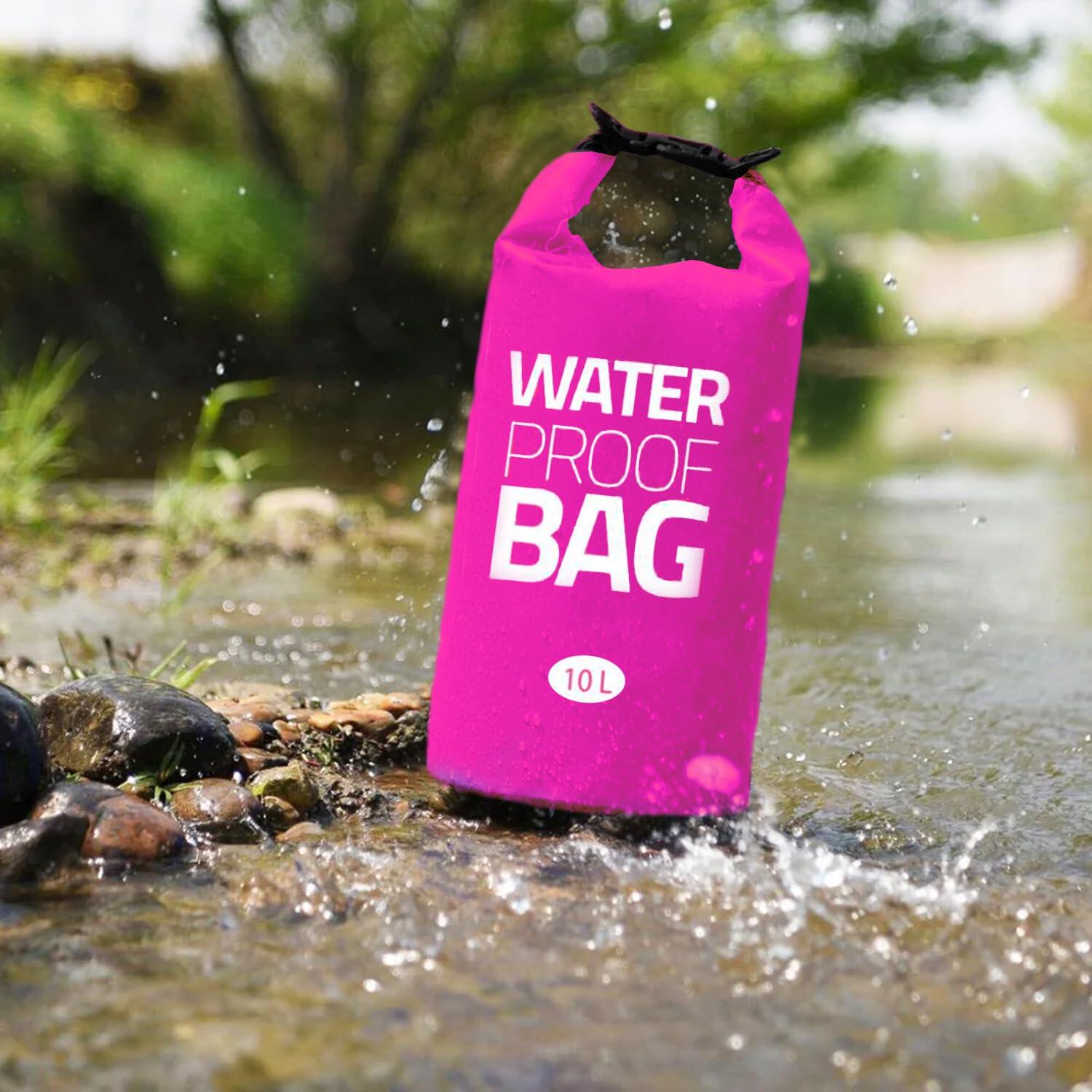 Eurocatch Dry Bag Waterdicht Set 2 Roze 10L 2/5