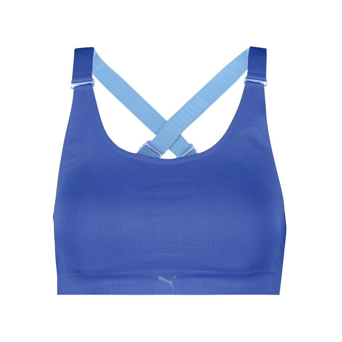 Puma Damen Sporttop 3D Knit Blau 5/6