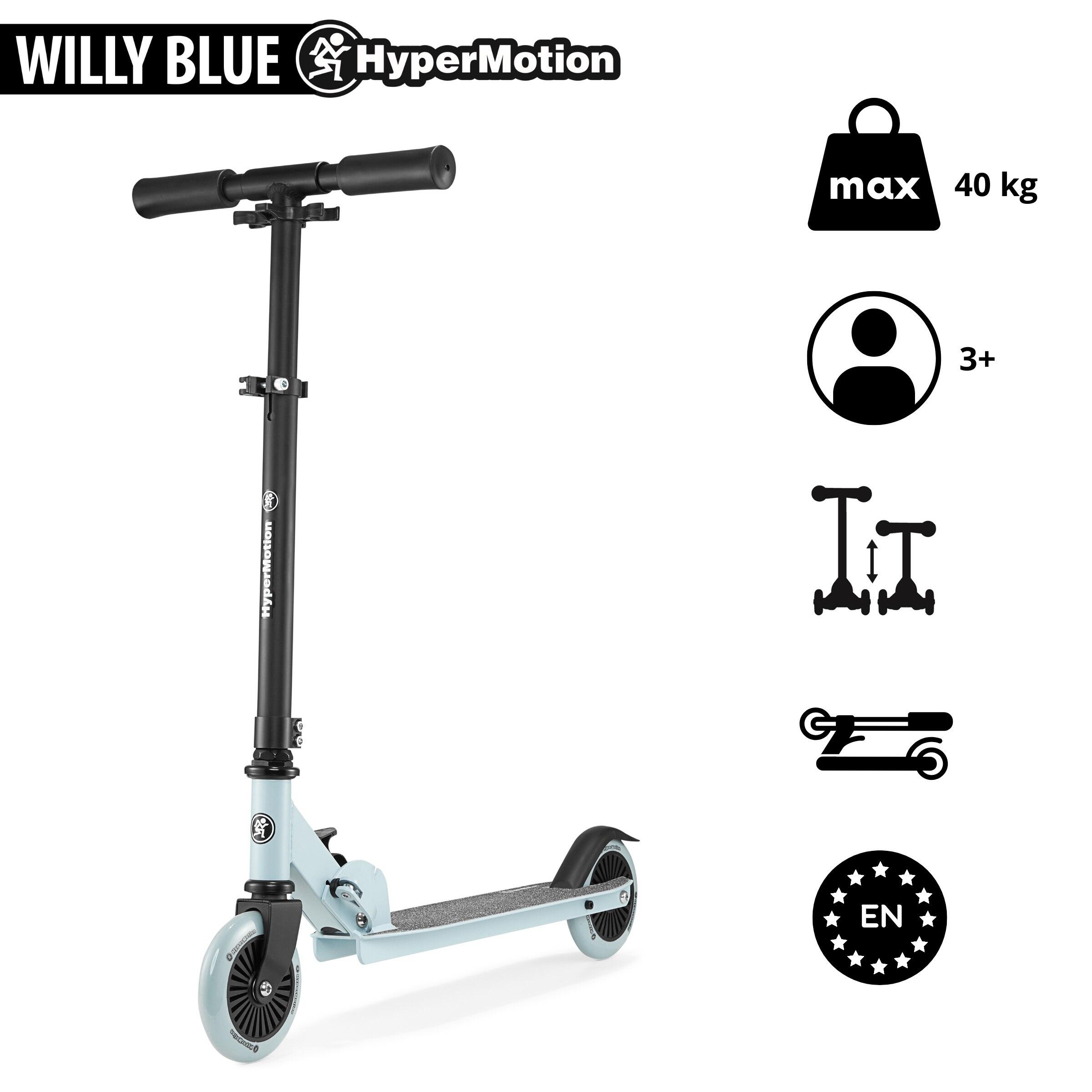 Opvouwbare Step Willy 3-8j 125mm Wielen ABEC-7 Verstelbaar Stuur 40kg EN71 6/7