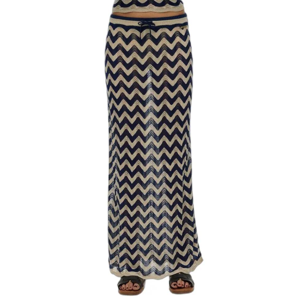 Jupe longue en maille zigzag femme Superdry 2/7