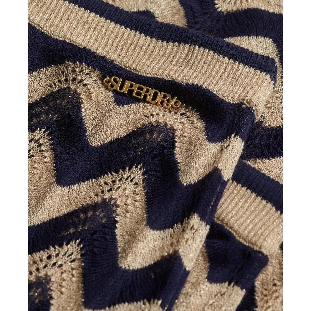 Jupe longue en maille zigzag femme Superdry 7/7