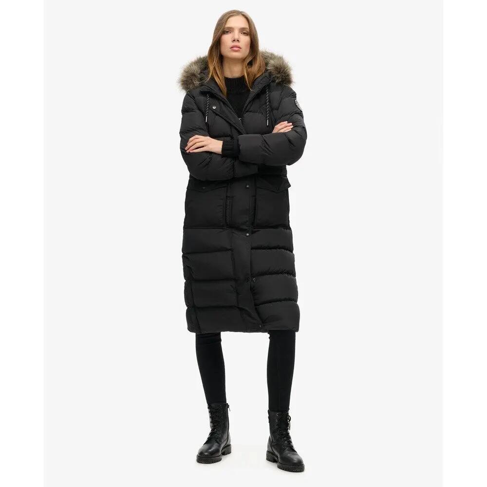 Manteau fausse fourrure femme Superdry Everest 2/7